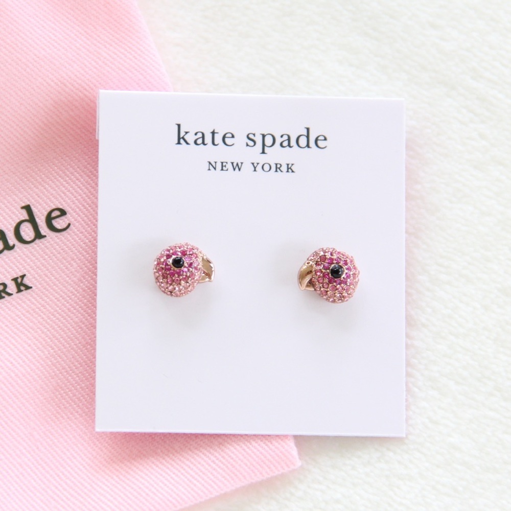 Kate Spade Paradise Tropical Parrot Stud Earrings